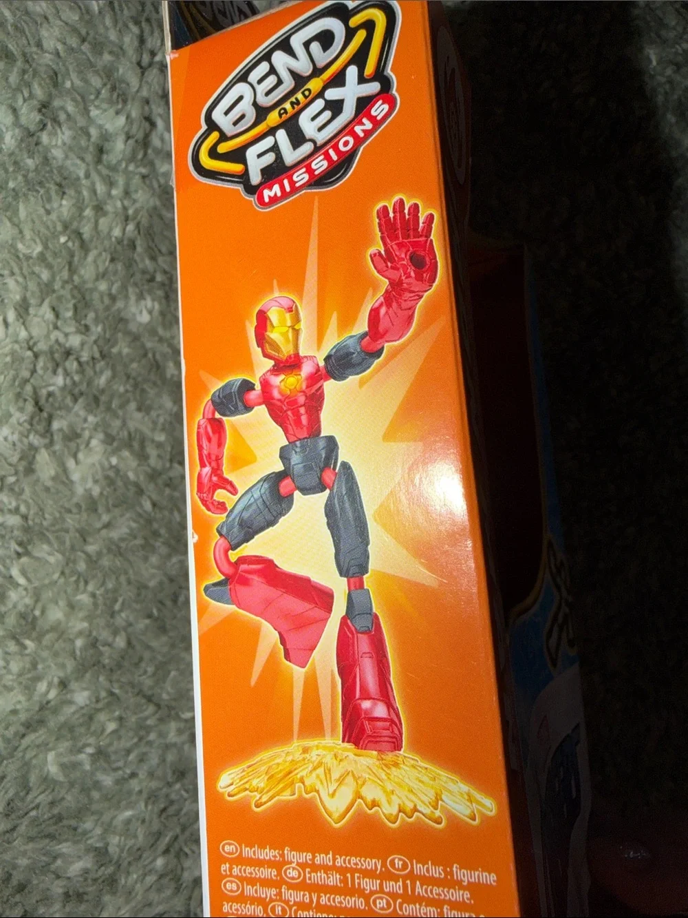 Marvel Avengers BEND & FLEX 6” (approx) FIGURES. INCLUDES FIGURINE & ACCESSORY.